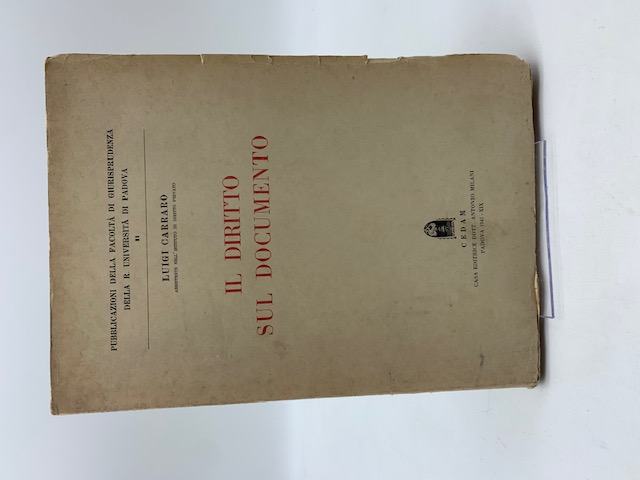 Il diritto sul documento